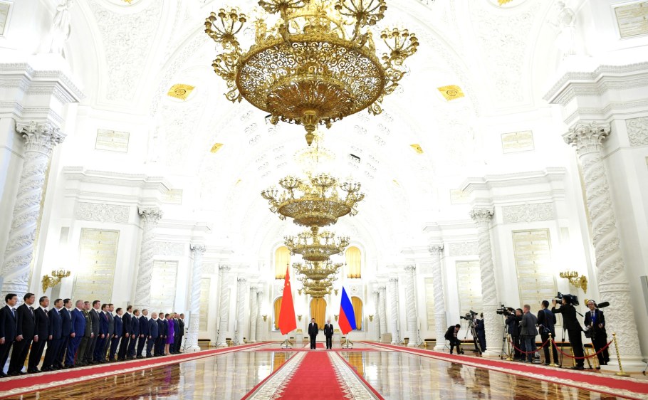 Александровский зал Кремля Путин