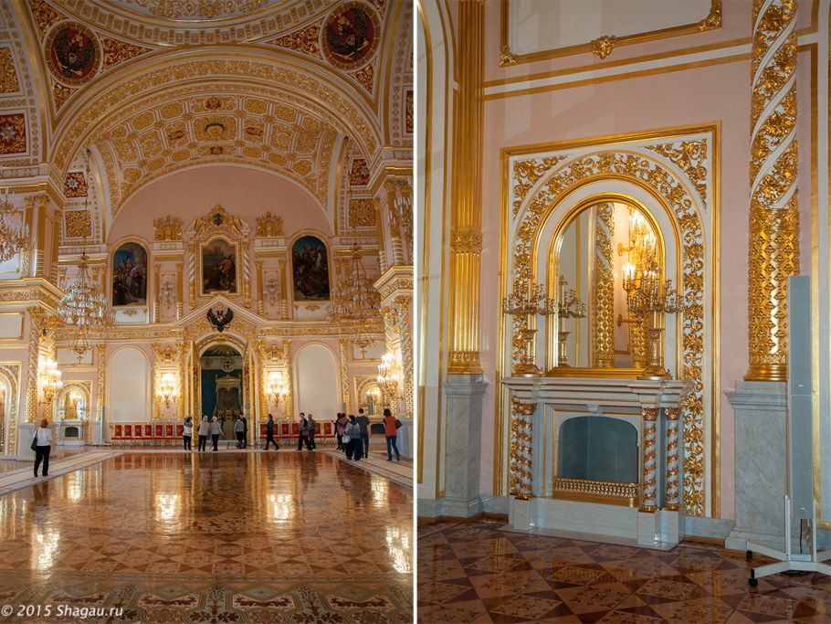 Андреевский зал большого кремлевского дворца