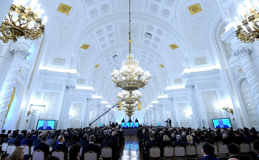 Георгиевский зал кремлевского дворца