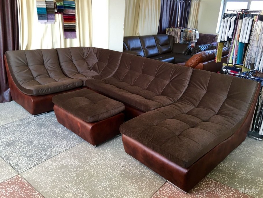 Угловой диван Хай тек