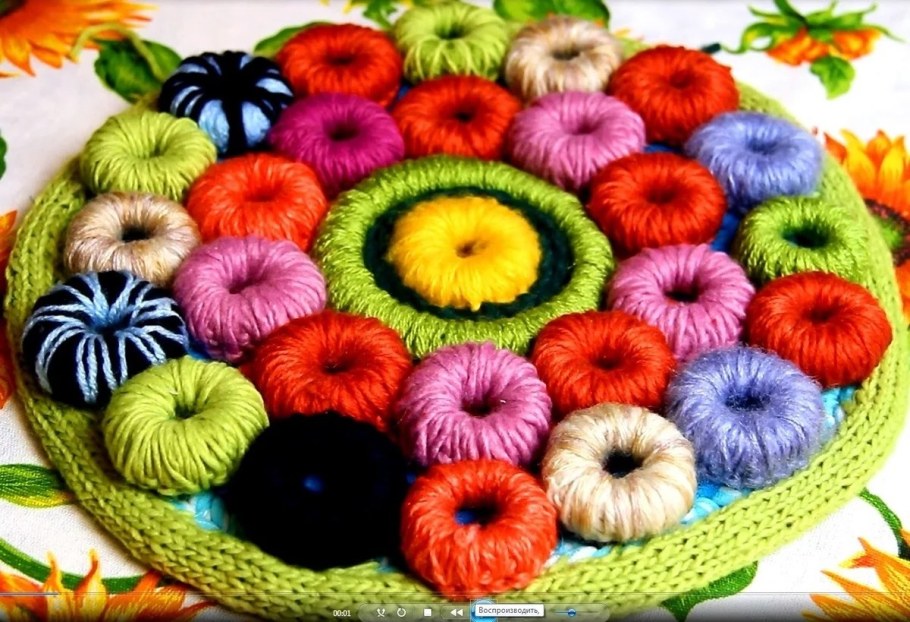 Рукоделие из остатков пряжи