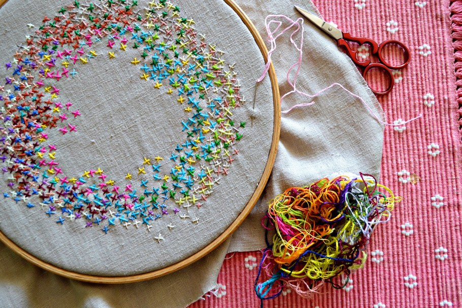 Вышивание вид рукоделия