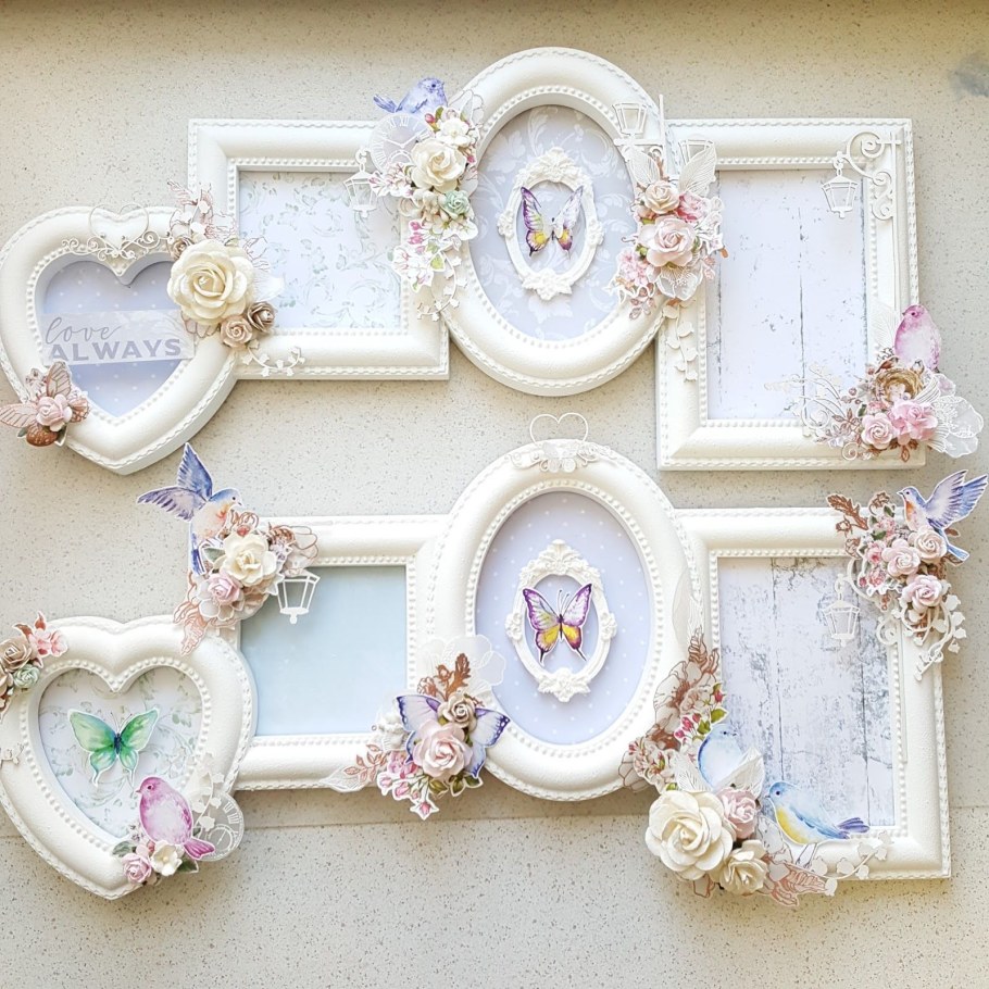 Фоторамки в стиле шебби Шик