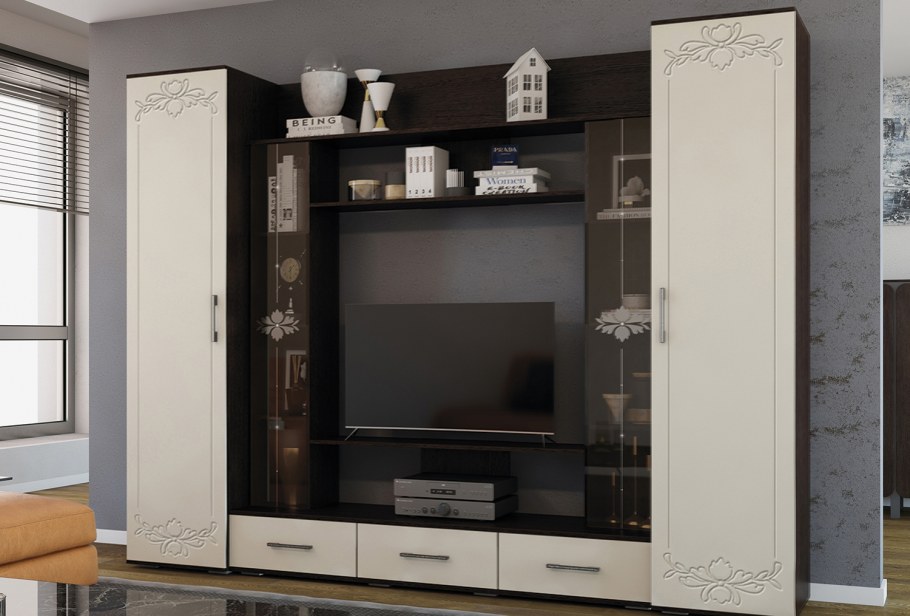 Стенка Гармония-2 (венге/дуб Млечный)