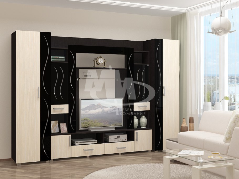 Стенка Джордан 6-559 венге слива