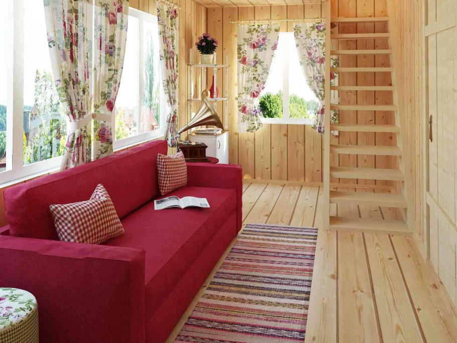 Интерьер дачного домика