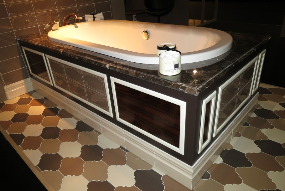 Ванна из искусственного камня Фэма феррара 3 встраиваемая