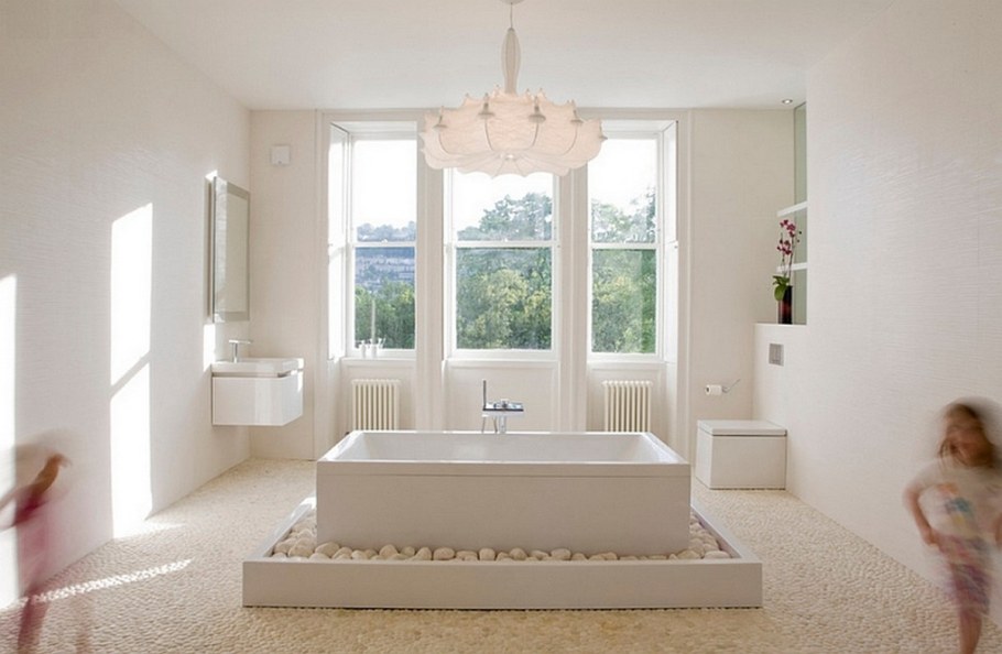 Ванная на подиуме