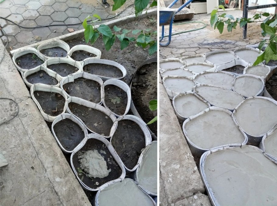 Садовые дорожки из цемента