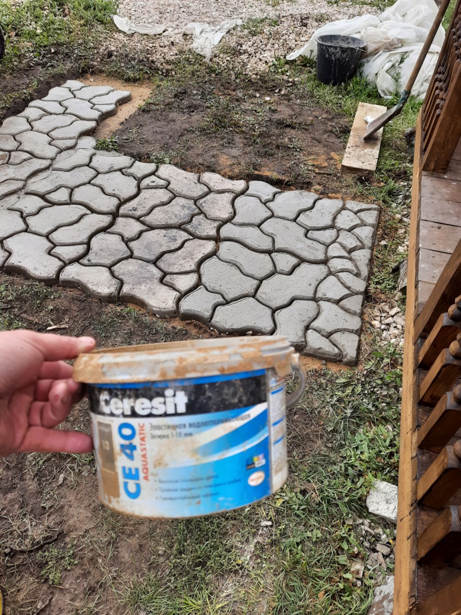 Растворный брусчатка ручной