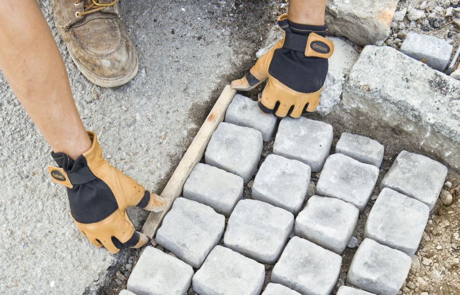 Речной камень для дорожек