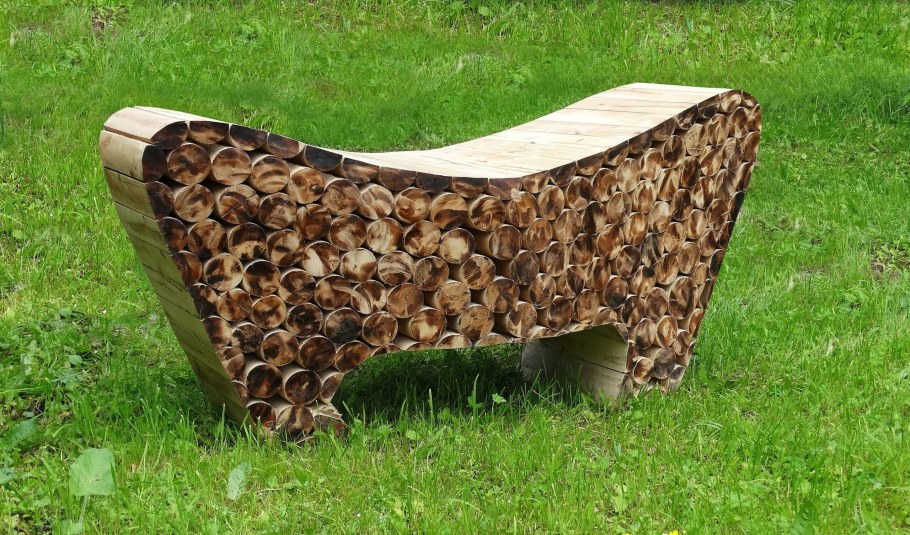 Мебель из поленьев
