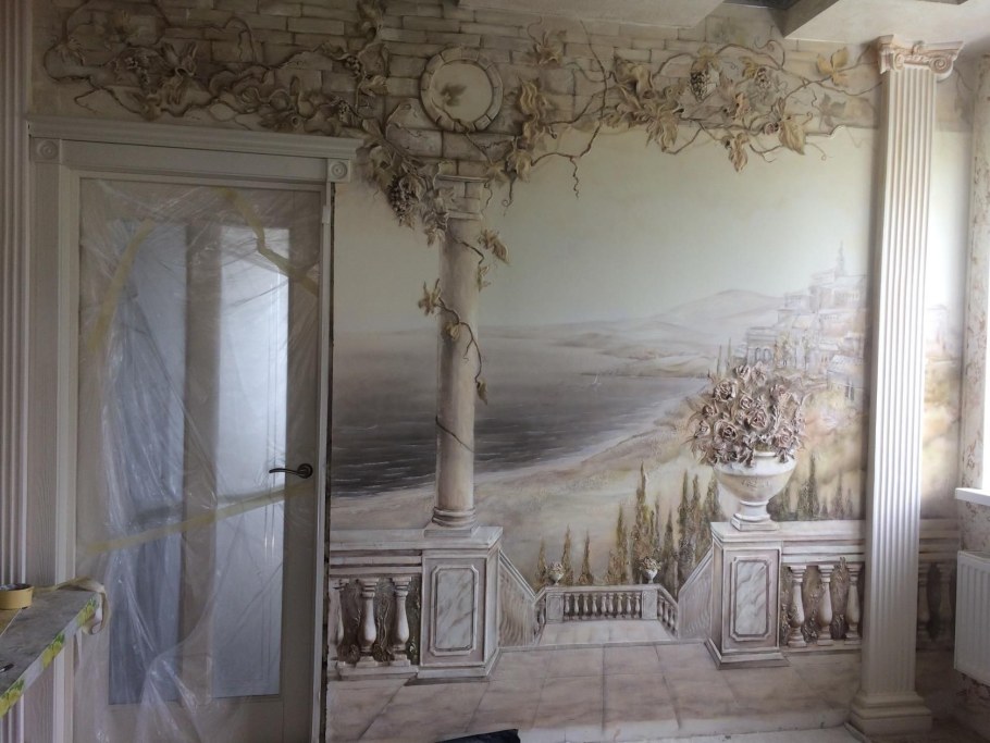 Роспись стен в итальянском стиле