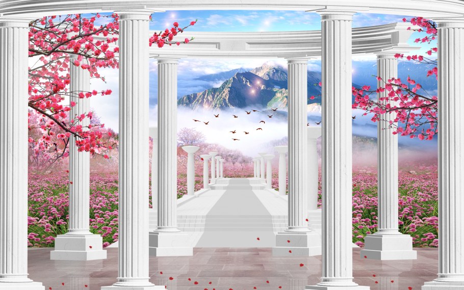 Колонны фон