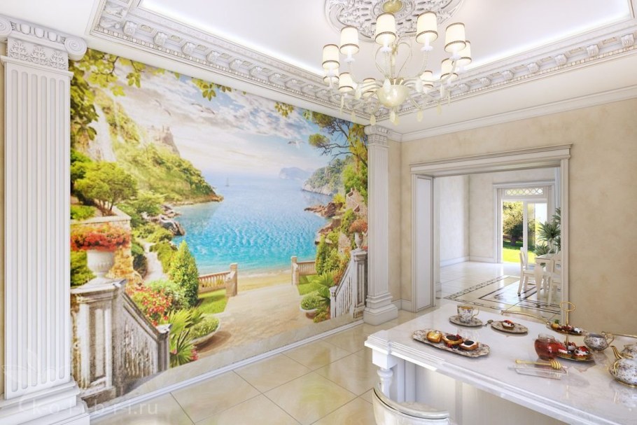 Фрески афреско в кухне