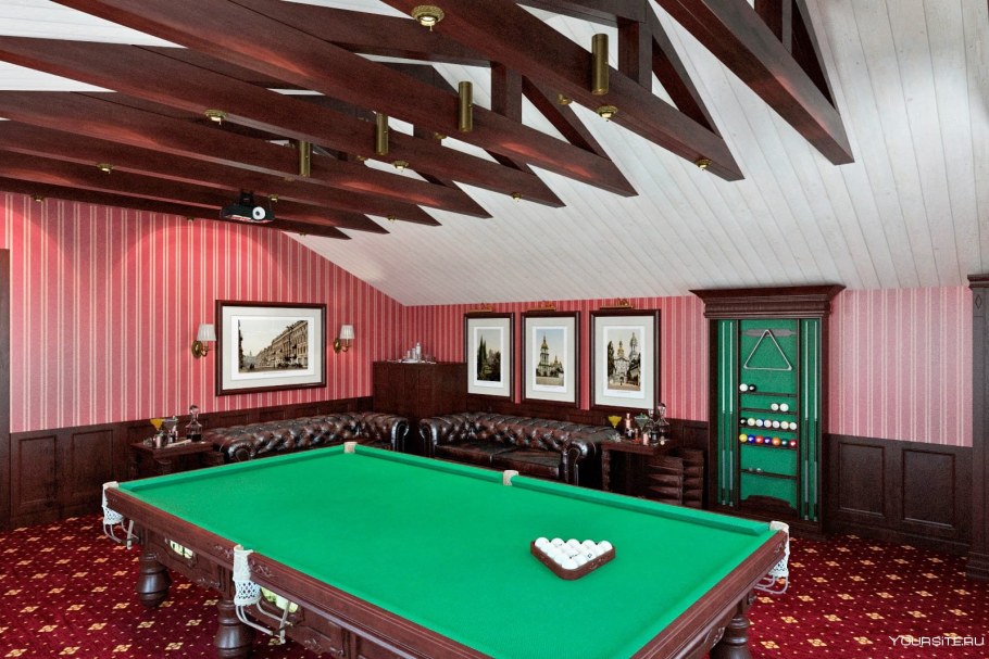 Бильярдные комнаты