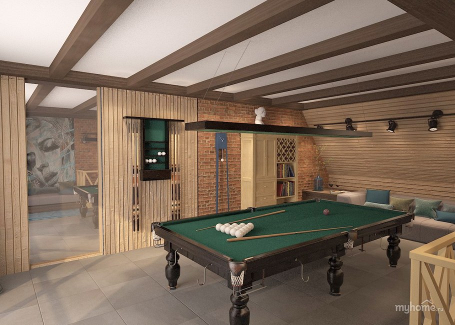 Бильярдная в частном доме