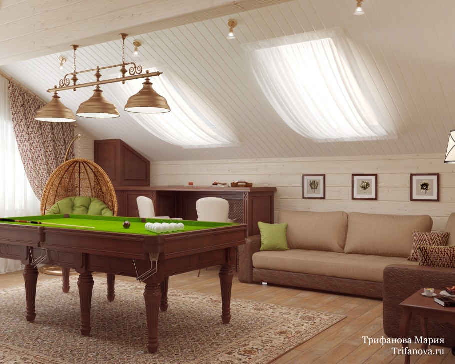 Бильярдные с окнами