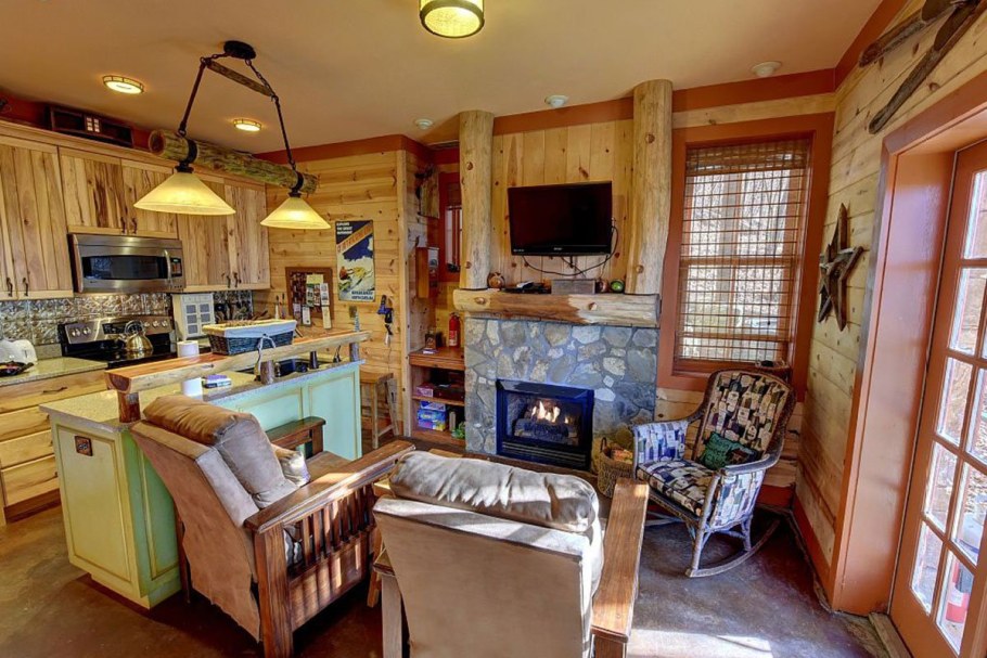 Дачный домик внутри