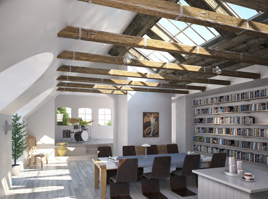 Подвесные балки на потолок