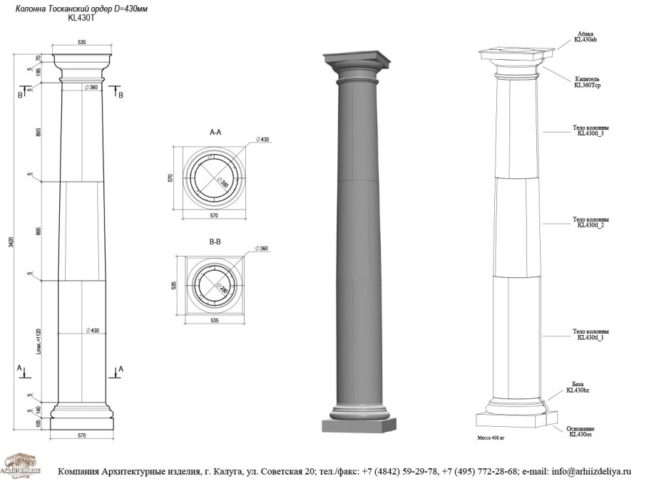 Ордеры колонн архитектуры древней Греции