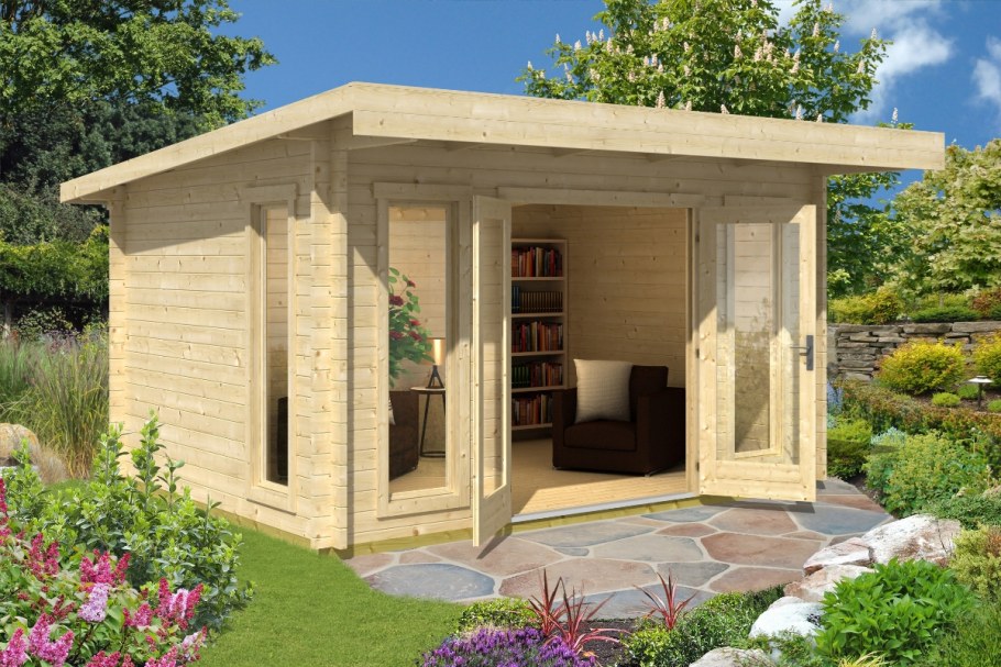 Беседка с хозблоком