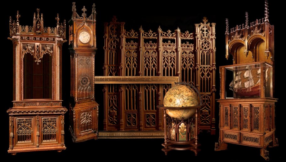 Готика мебель средневековья
