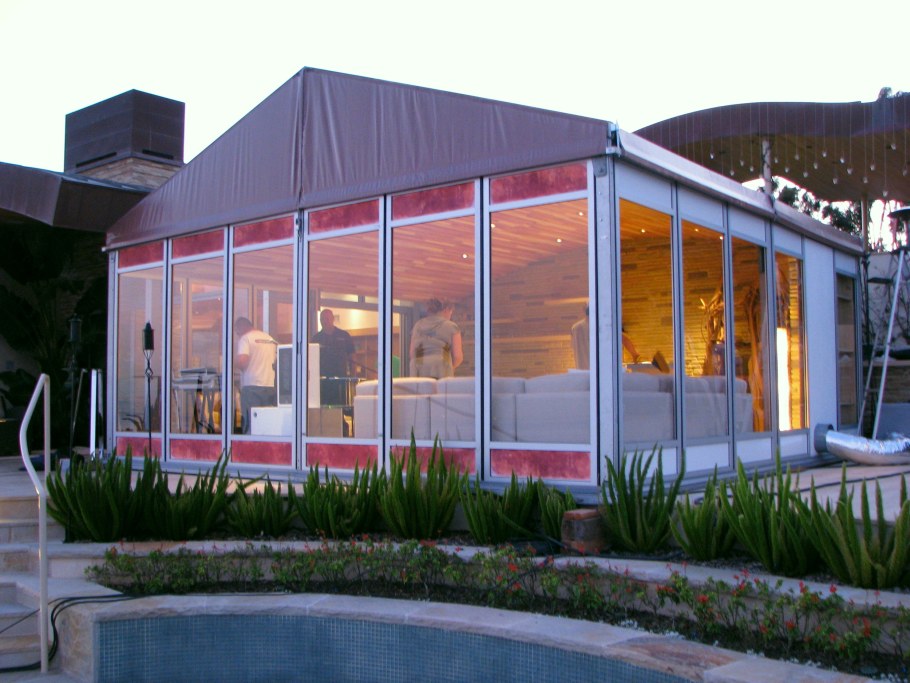 Шатер павильон стеклянный