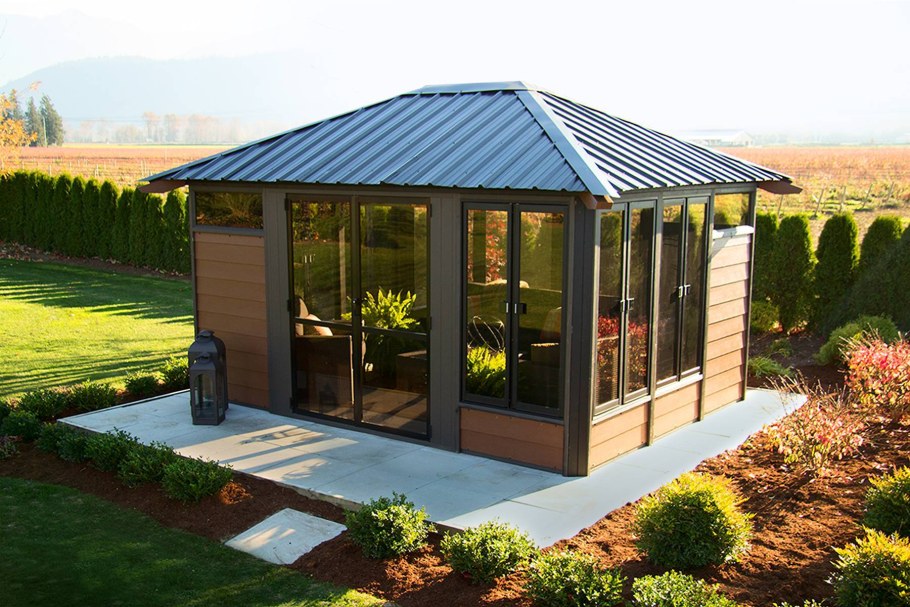 Беседка Райский сад застекленная