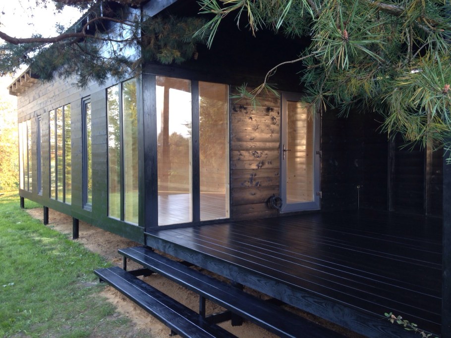 Беседка из планкена