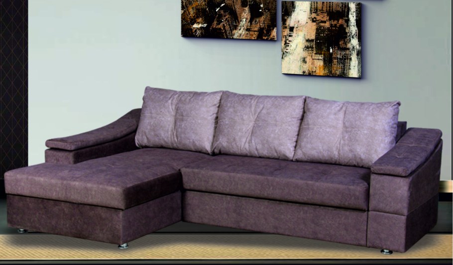 Диван Денвер вельвет зеленый бежевый