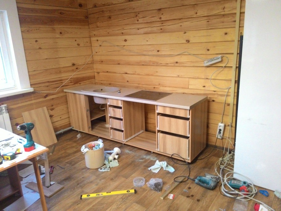 Самодельный кухонный гарнитур