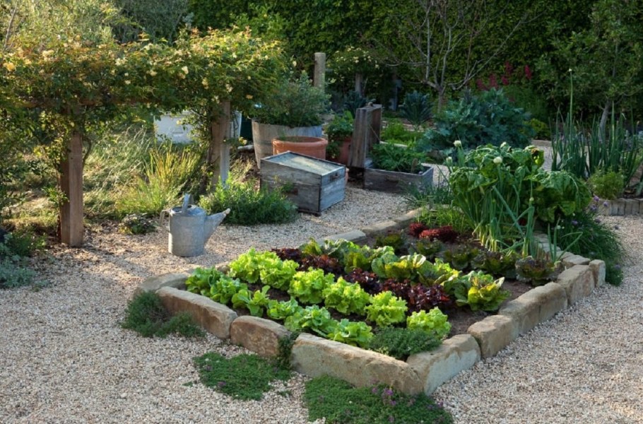 Палисадник в стиле Кантри