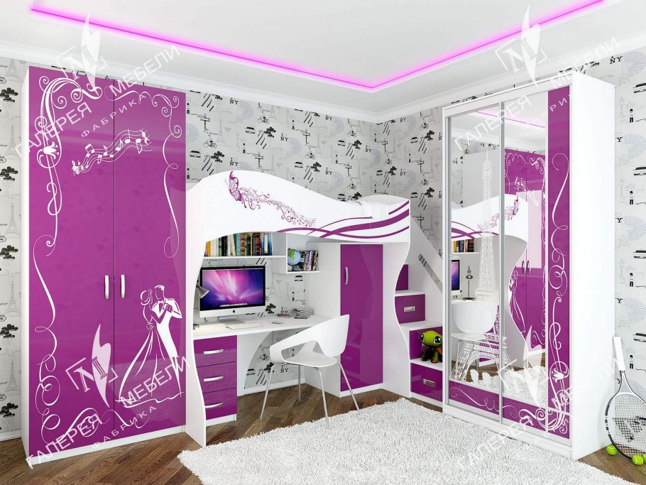 Комната для девочки подростка