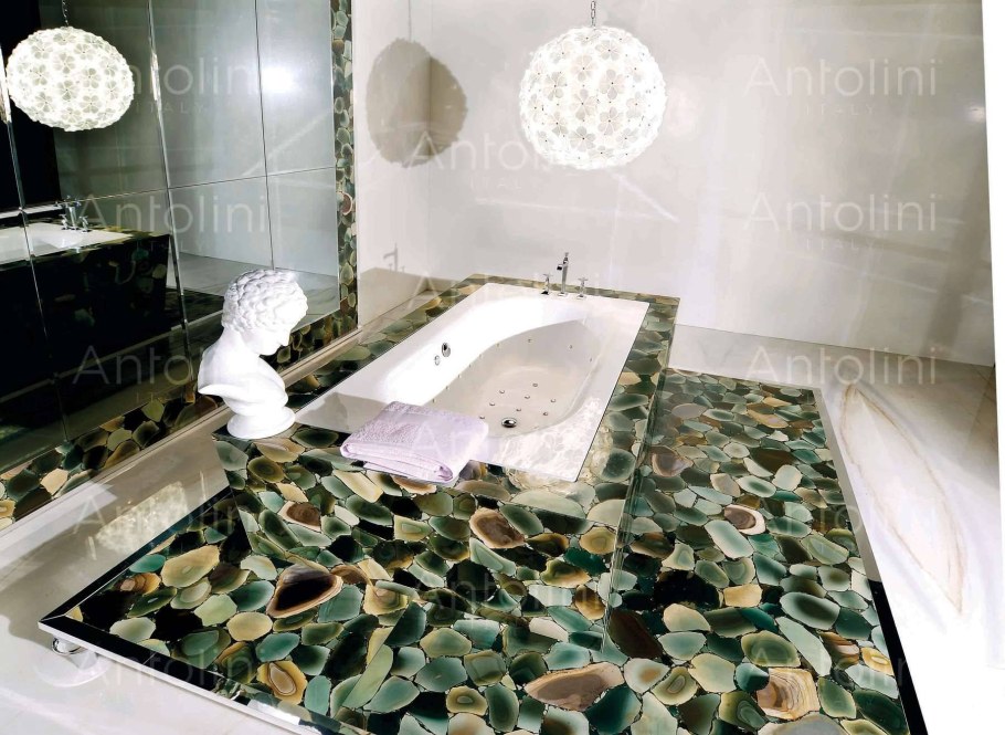 Полы из драгоценных камней