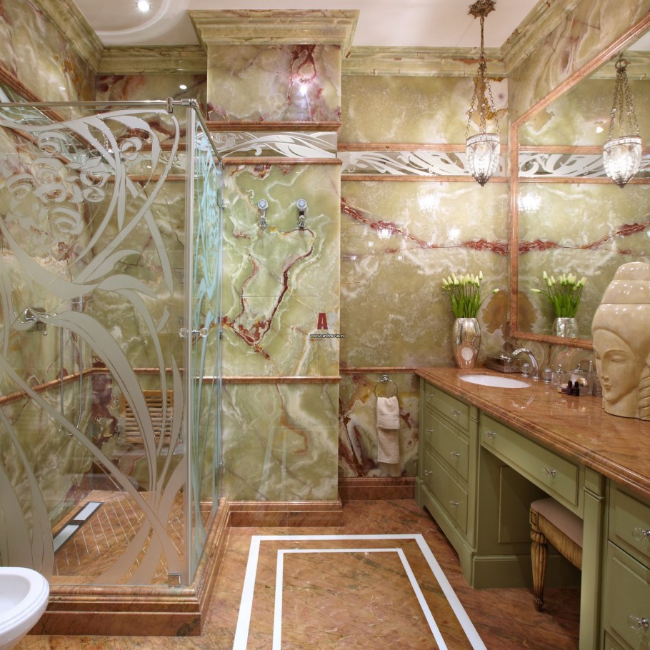 Фреска в современном интерьере