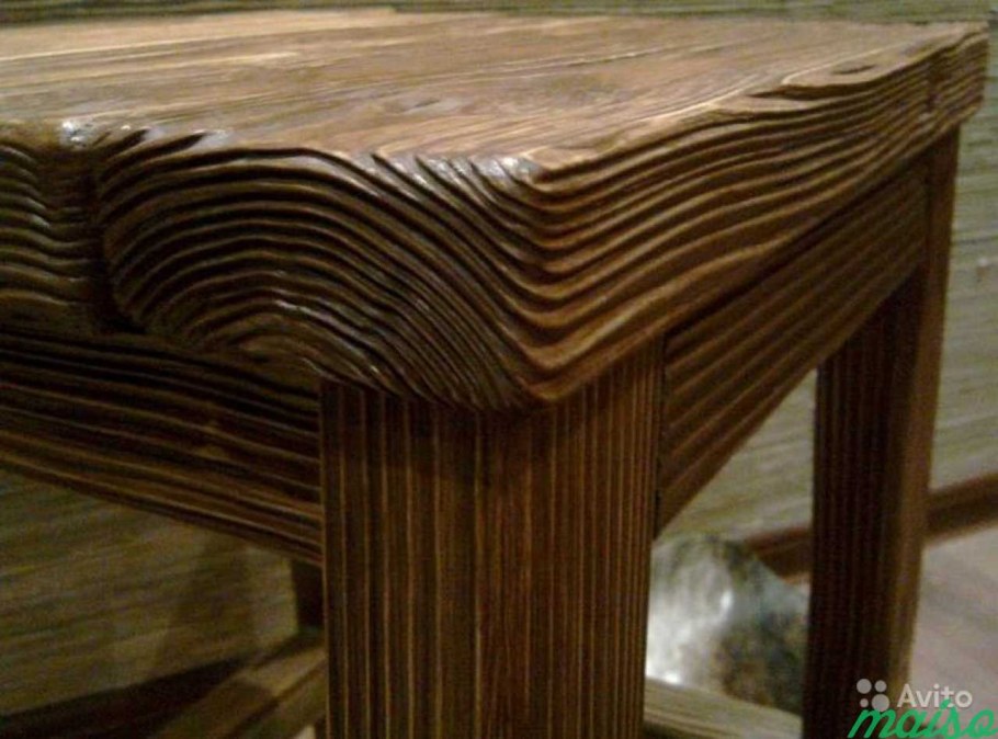 Мебель из брашированной древесины