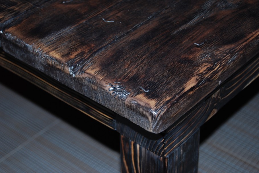 Браширование клееного щита