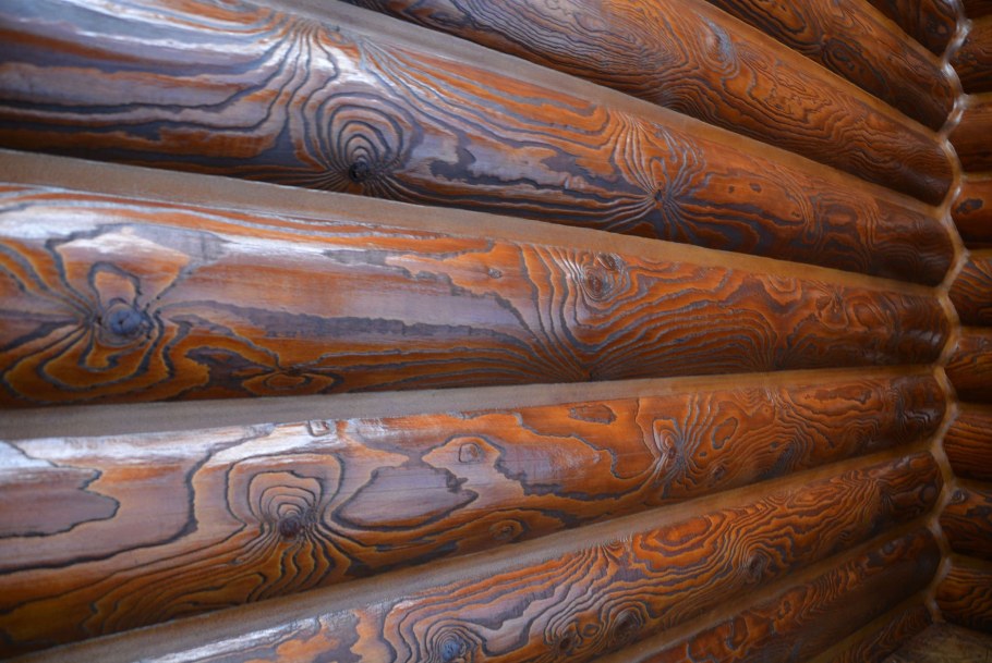 Браширование древесины блок Хаус