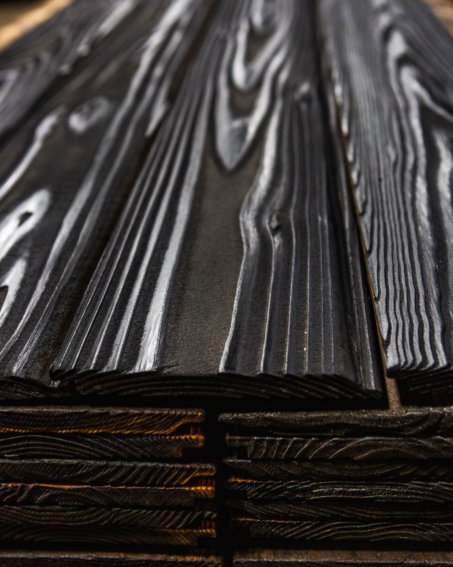 Shou Sugi ban мебель