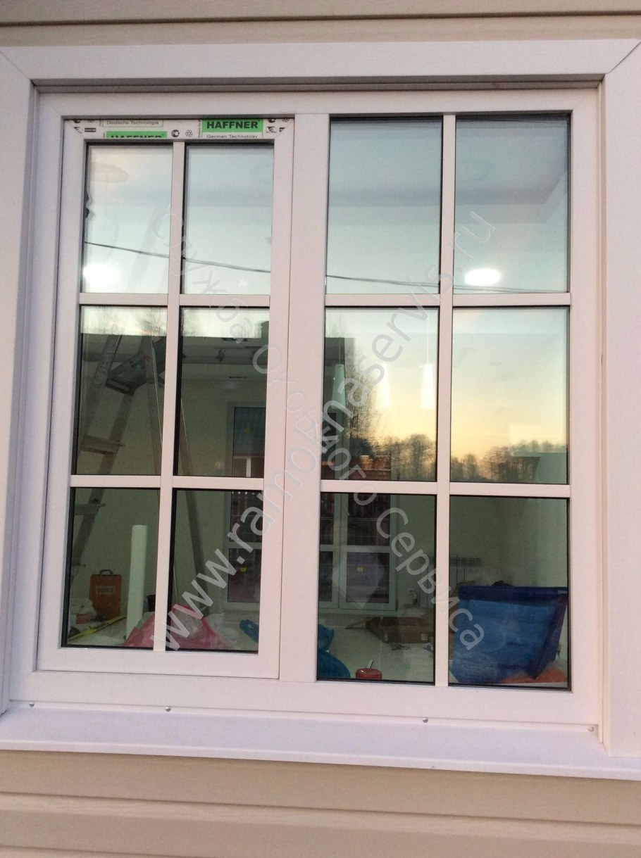 Пластиковые окна Рехау с шпросами