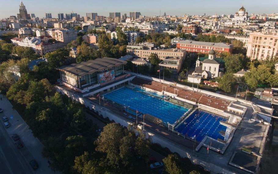 Бассейн Чайка фотосессия