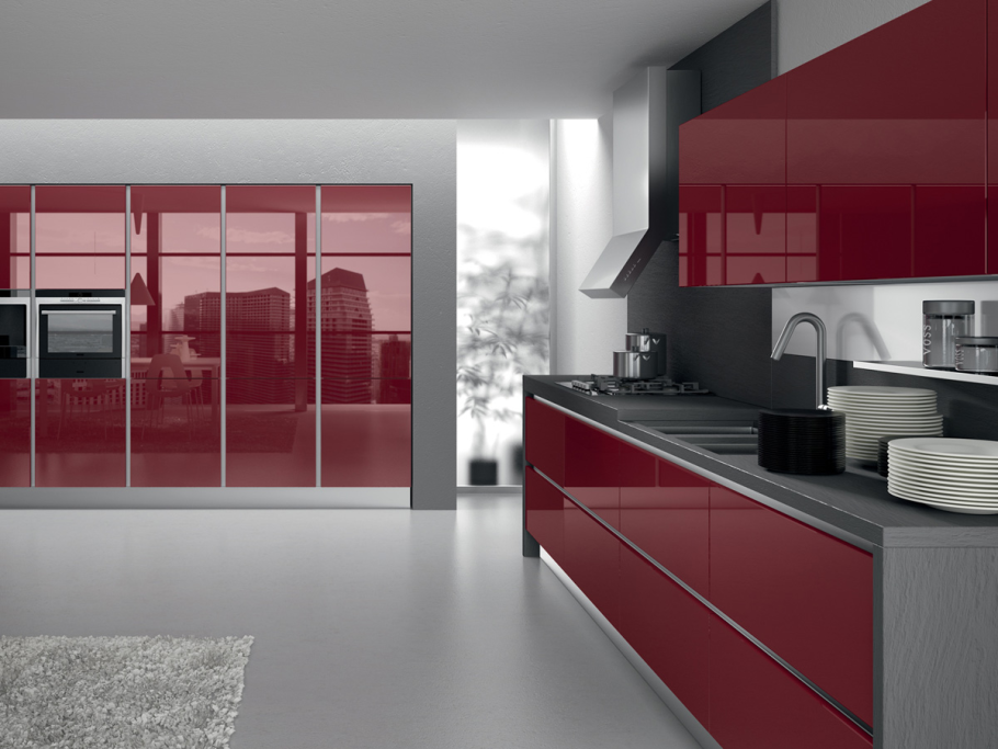 Стеклянные фасады для мебели