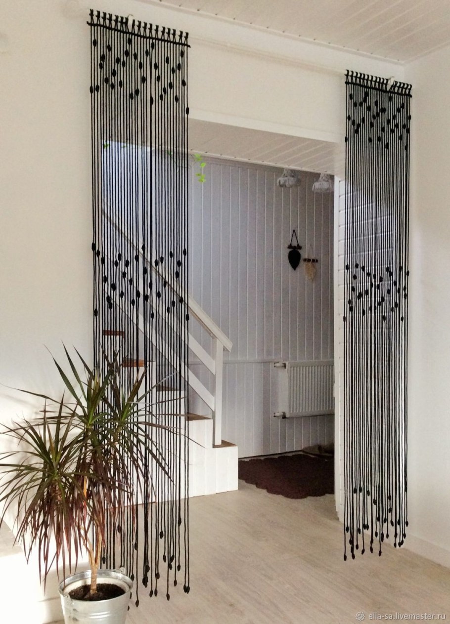 Блестящие висюльки шторы с