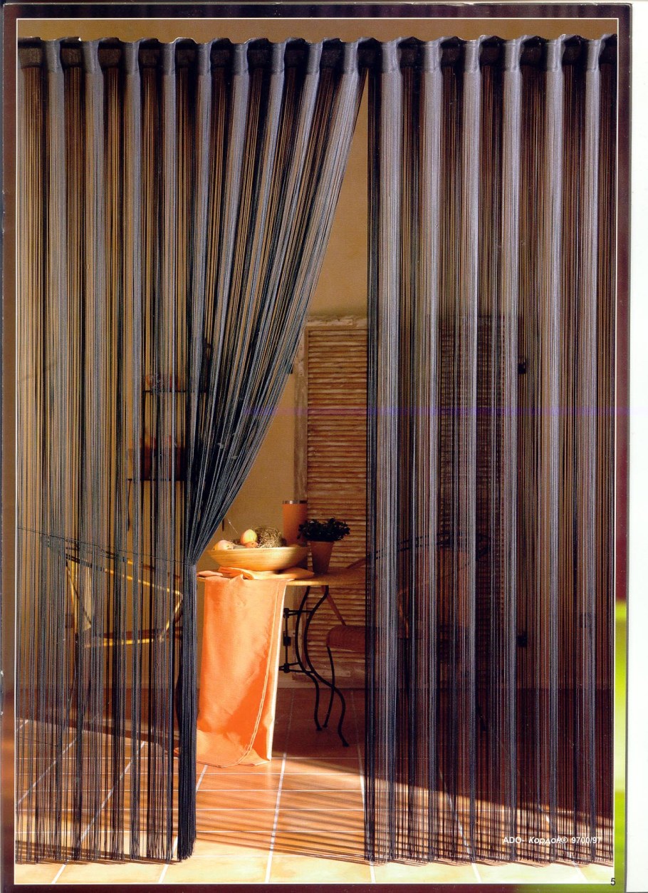 Шторы на двери и дверные проемы висюльки