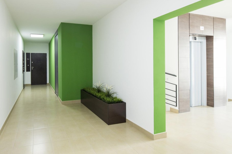 Чистое небо ЖК подъезд