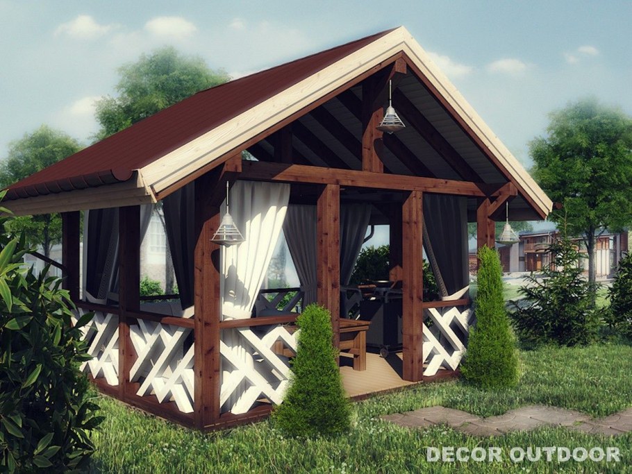 Модель беседки "Грин Вуд"