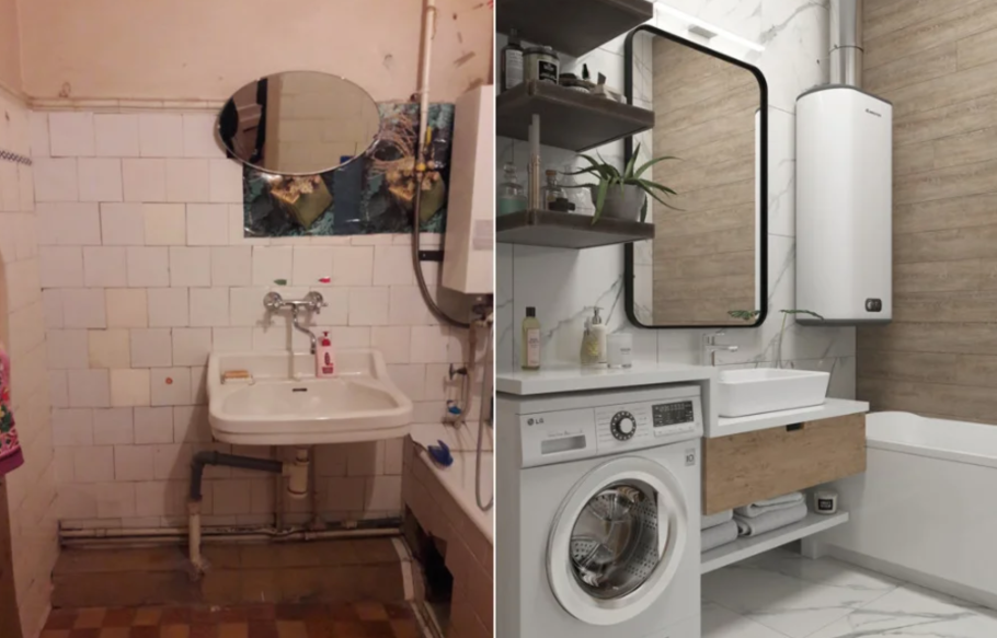 Санузел в сталинке перепланировка