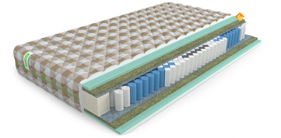 Матрас пружинный Mildex Memphis 160х200 см