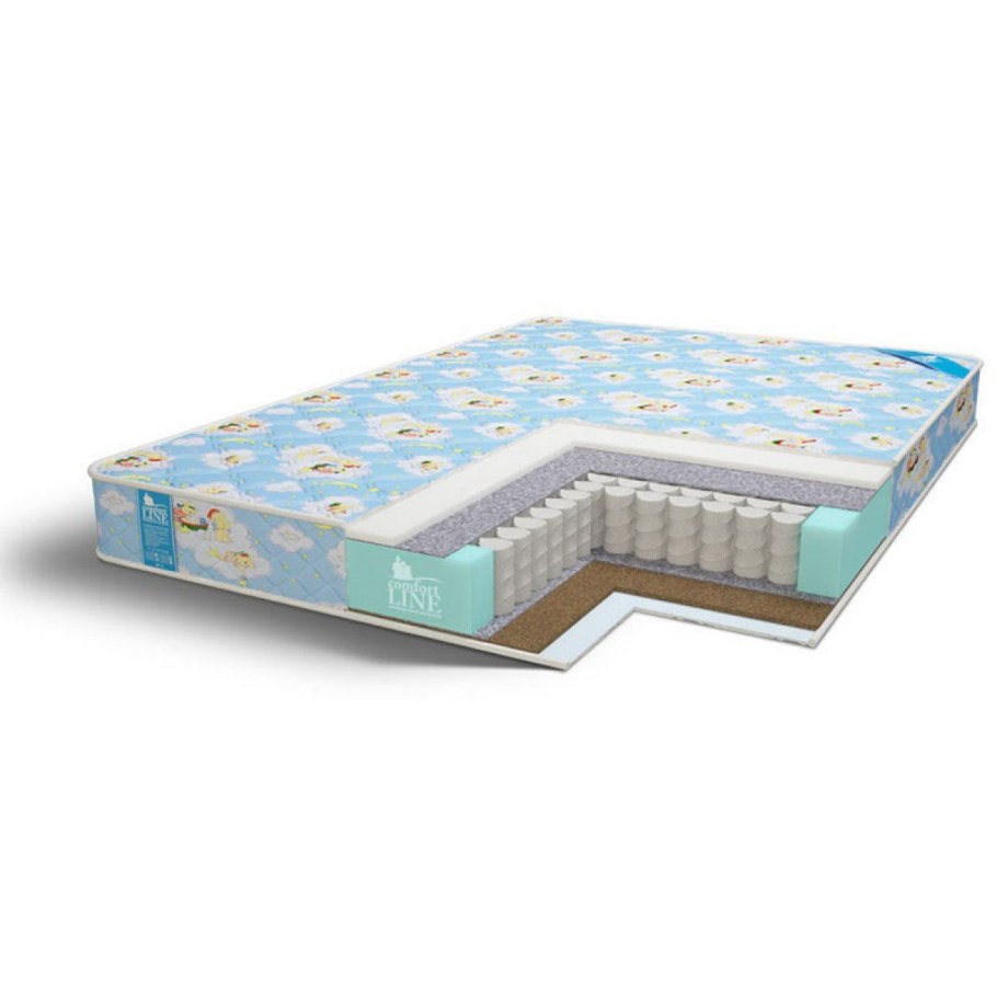 Матрас Comfort line Medium Memory 2 - latex 2 TFK 80x195 ортопедический пружинный